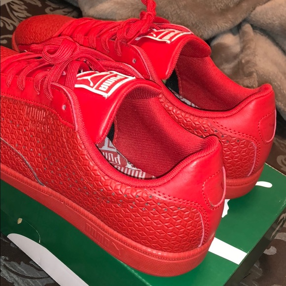 Red Match Emboss Puma - Picture 2 of 6